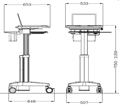 IB-00 Laptop Cart
