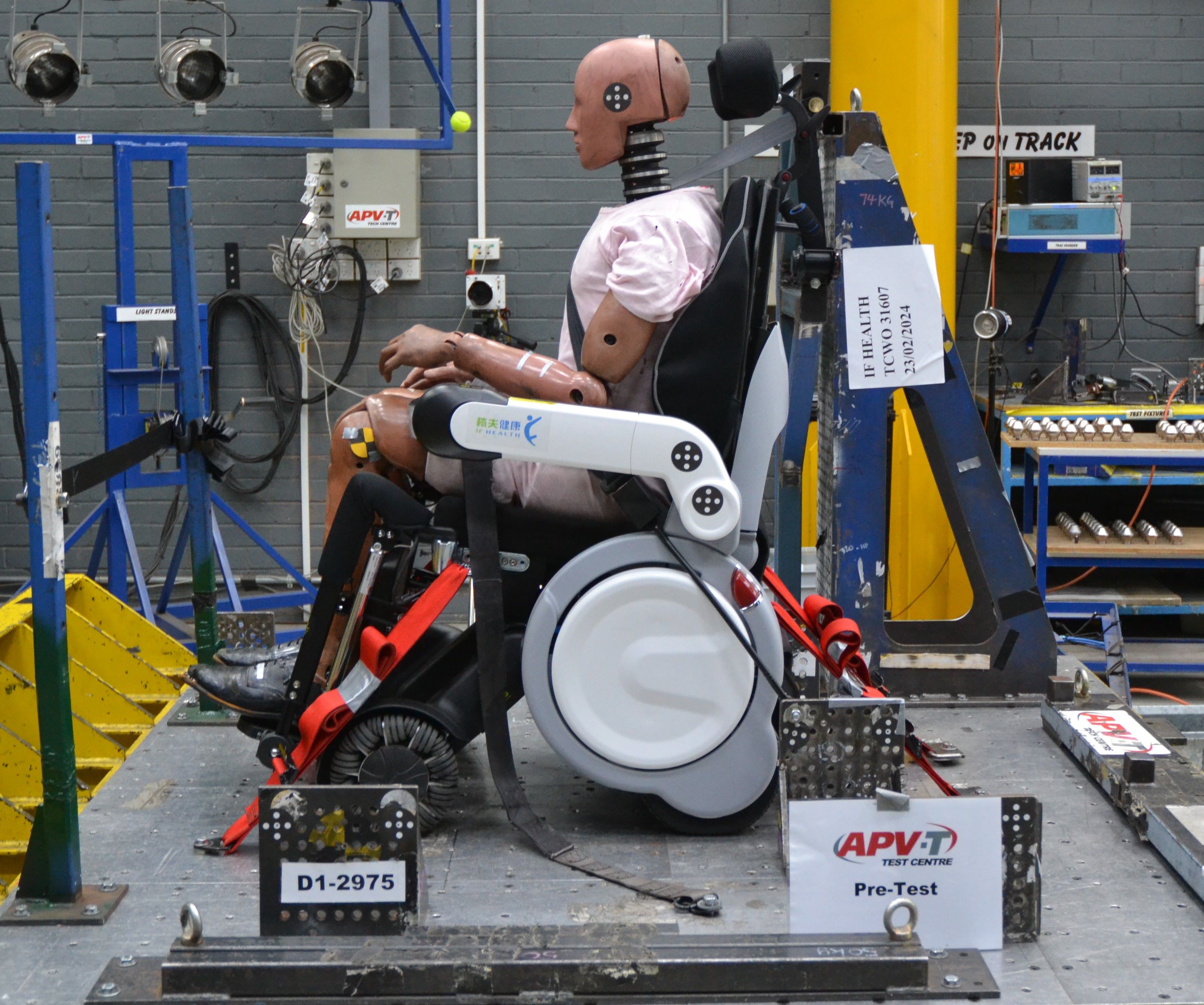 Safety Meets Performance - IF HEALTH Wheelchair Receives Safety Certification From The APV