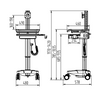 PAB-00-3 Computer Cart